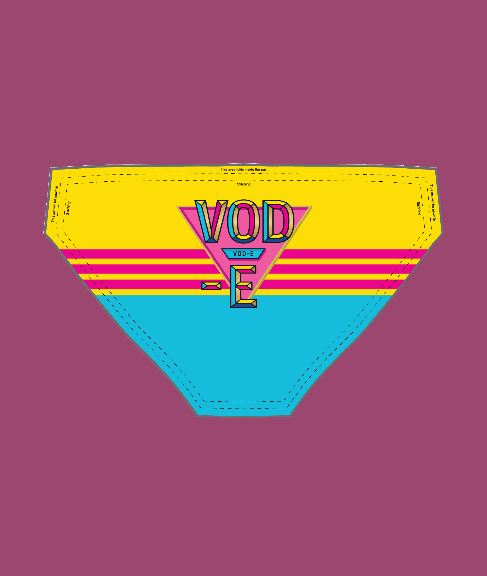 Budgy Smuggler Yellow Striped