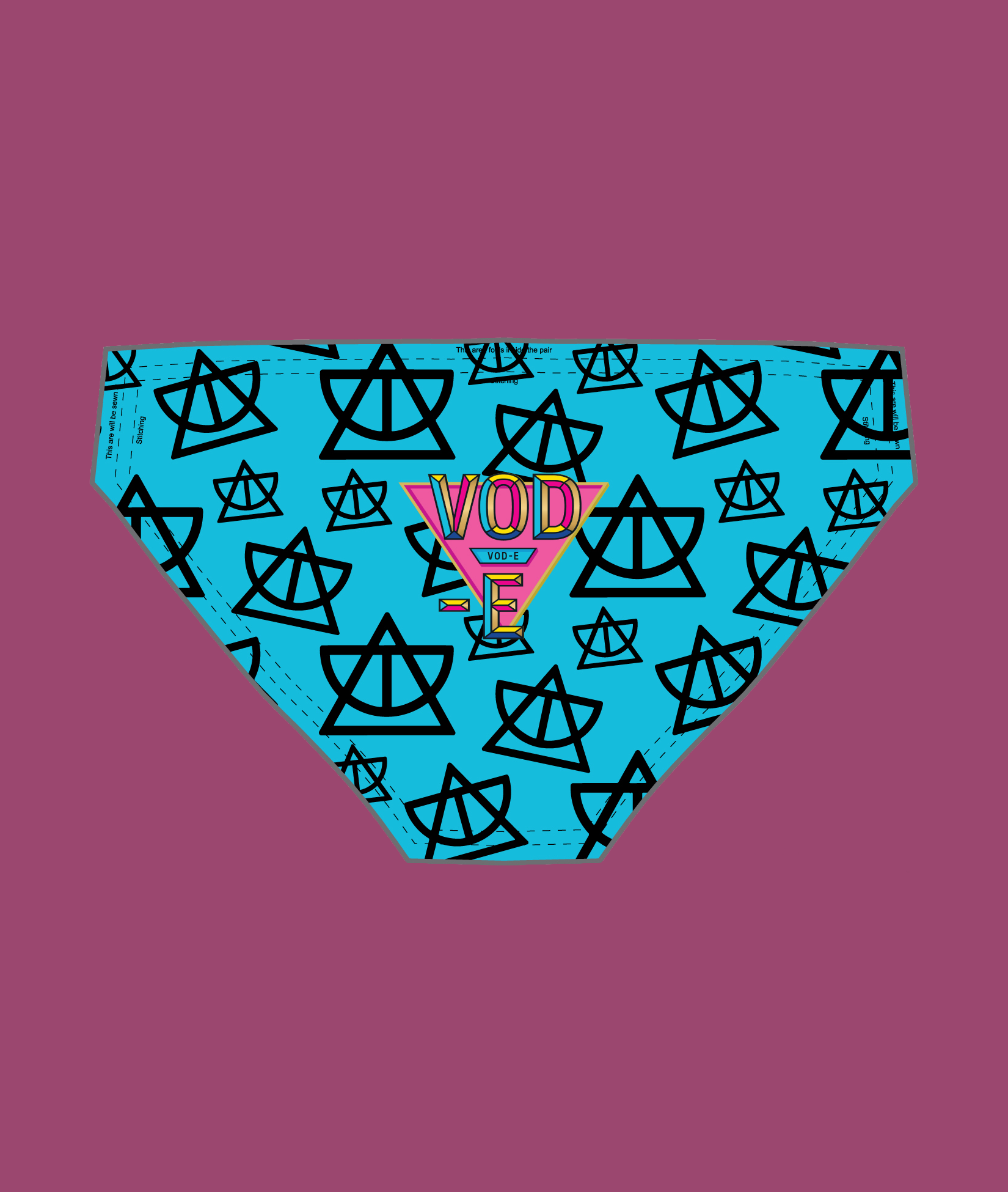 Budgy Smuggler Blue Logos