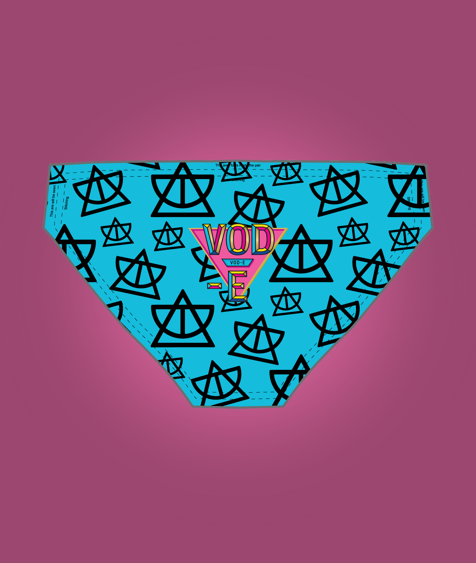 Budgy Smuggler Blue Logos