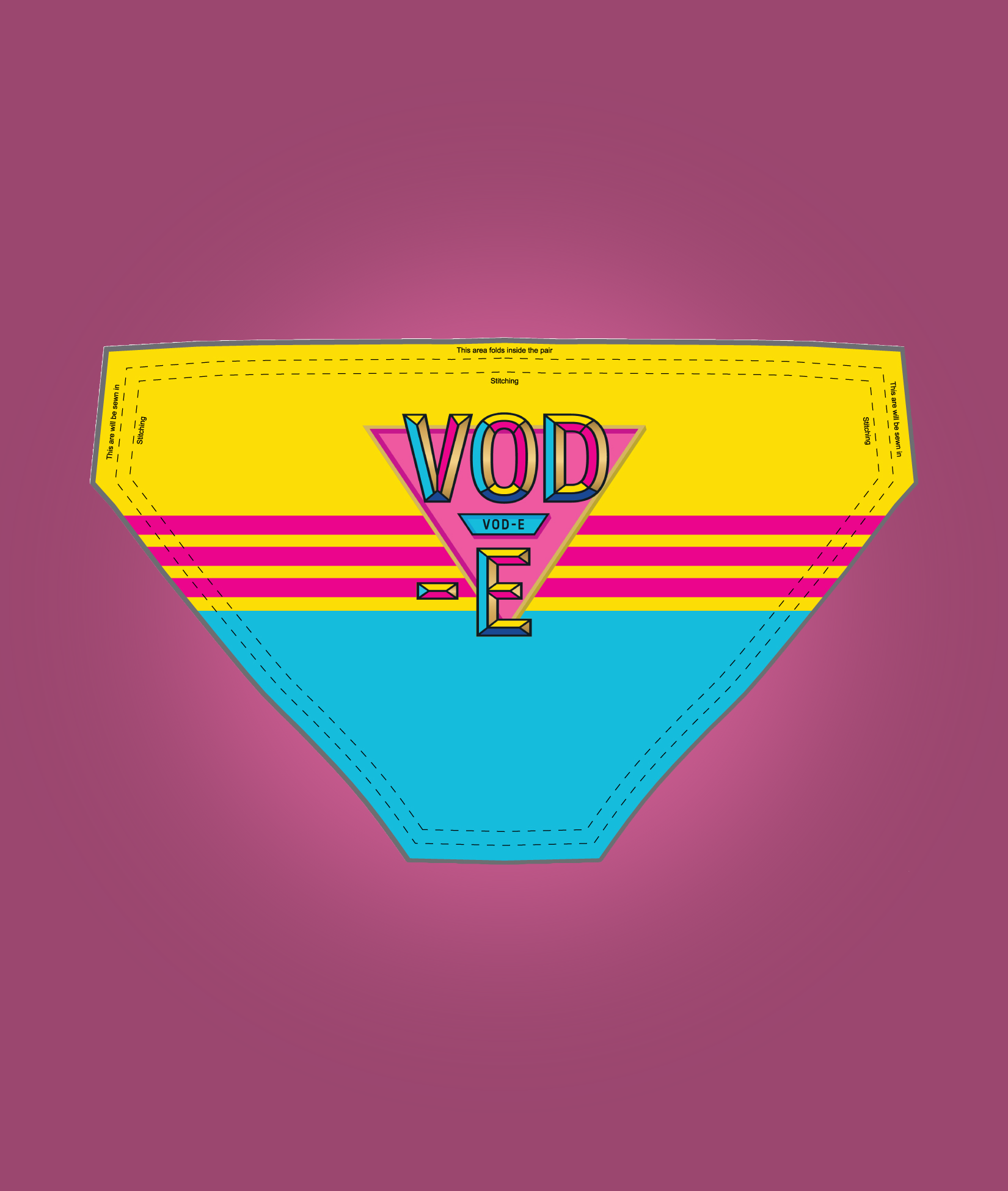 Budgy Smuggler Yellow Striped